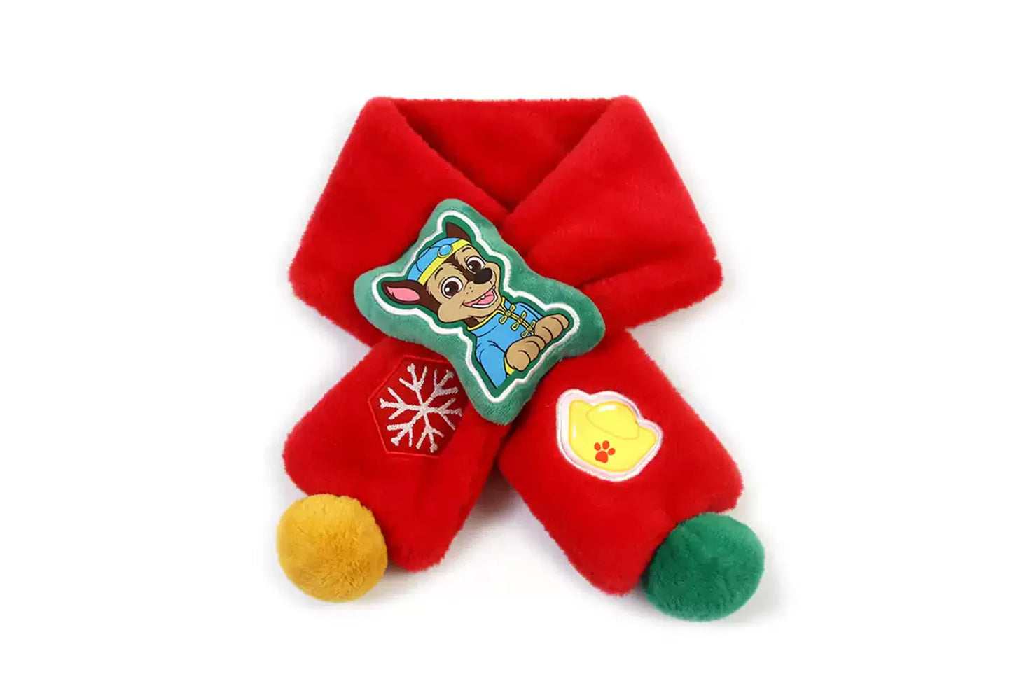 Paw Patrol New Year Red Children's Warm Scarf (Adjustable)