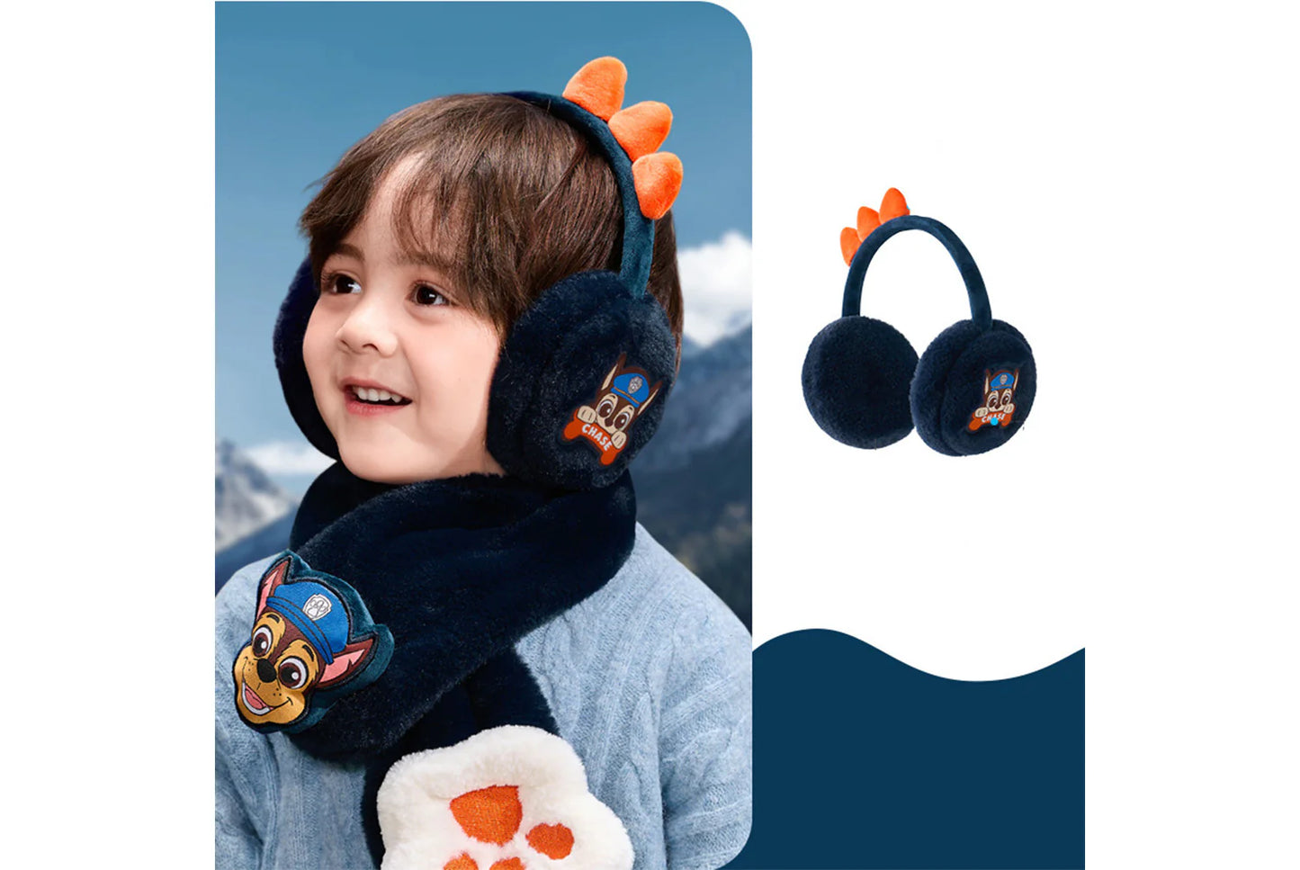Paw Patrol Children's Warm Scarf and Earmuff Set