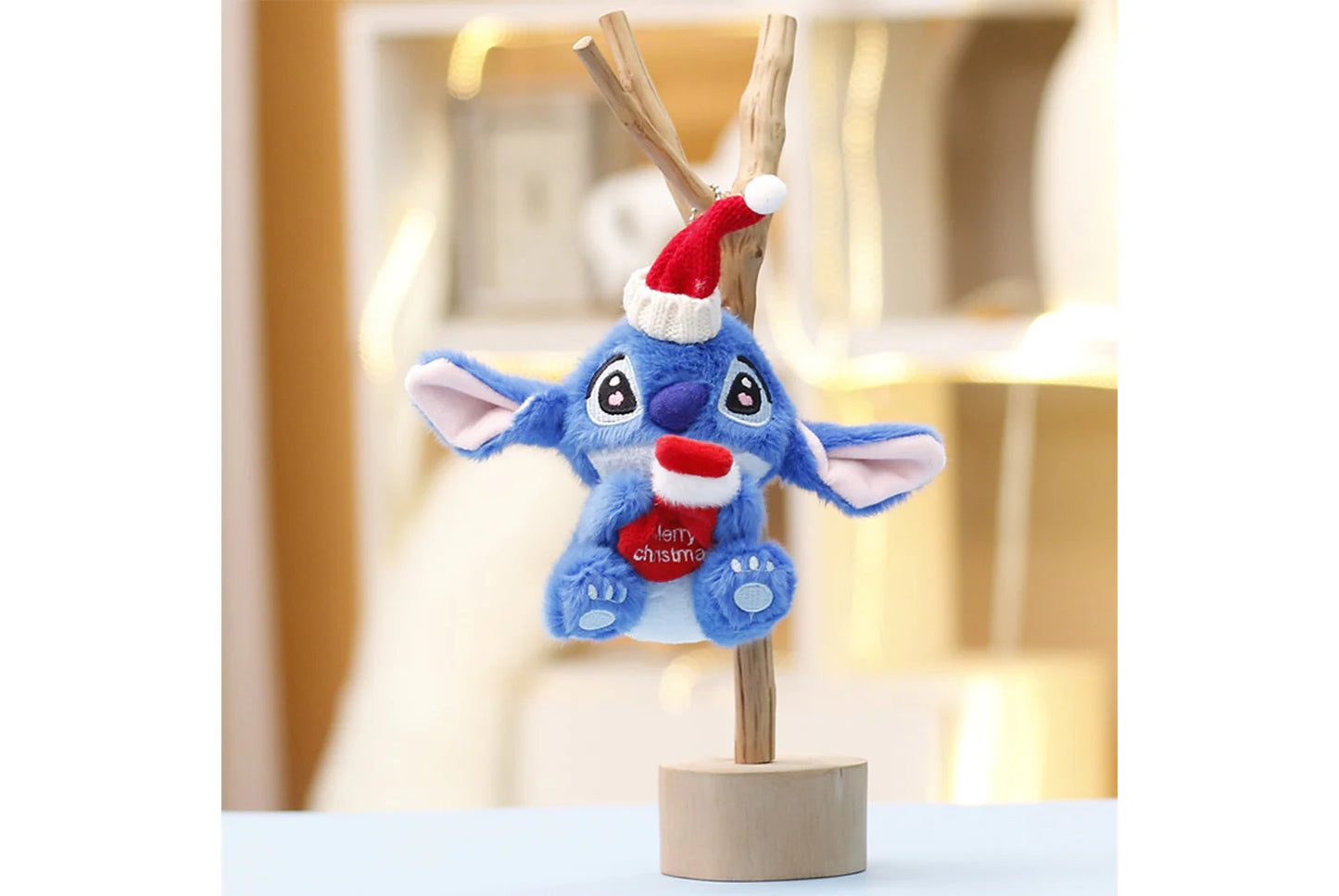 Christmas Stitch Plush Pendant | Holiday Figure | Keychain Doll