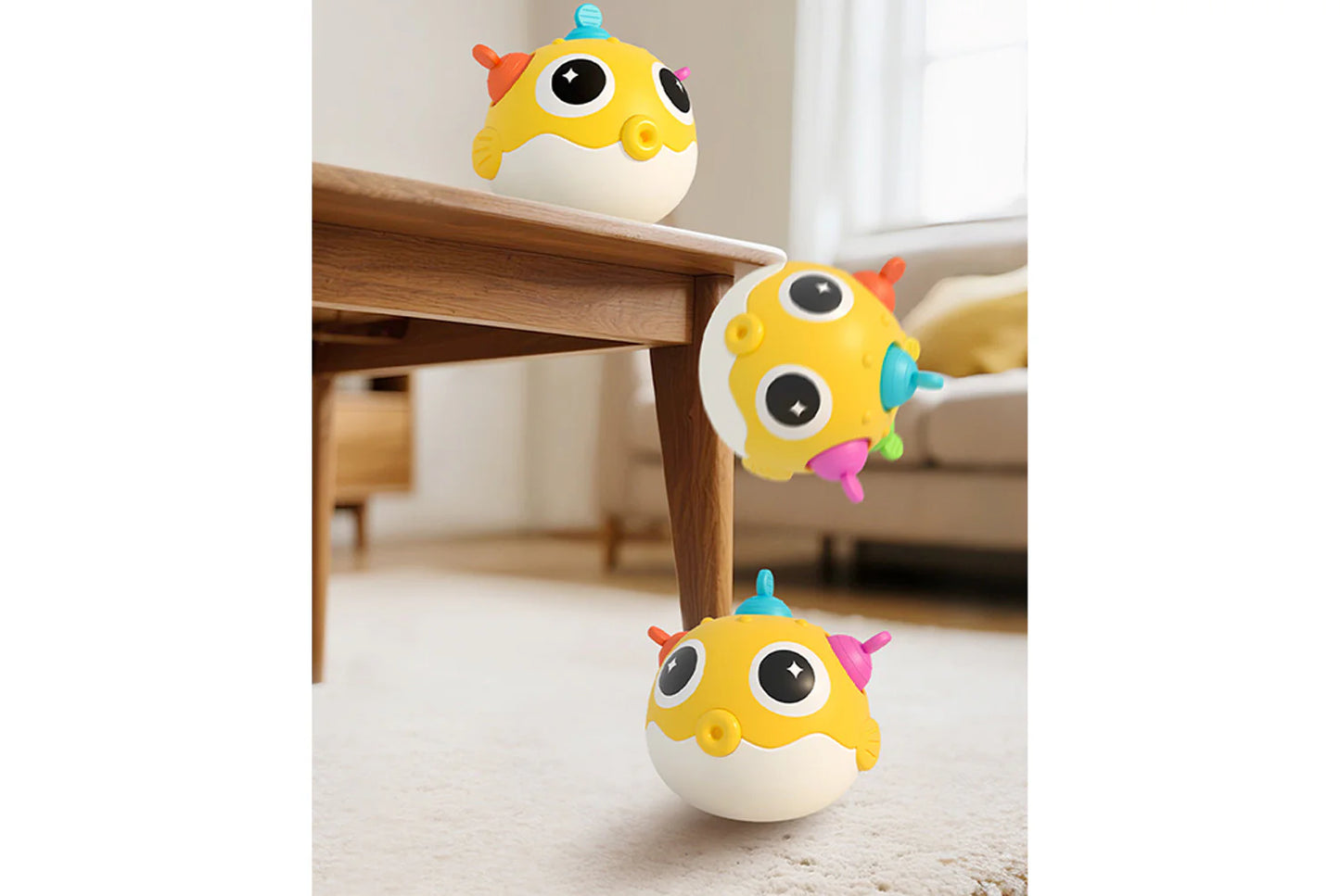 Baby Tumbler Toy | Early Childhood Education Rattle for 0-1 Year Olds | Newborn Visual and Audio Training