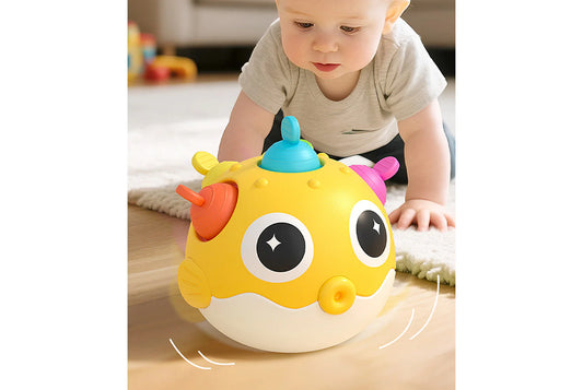 Baby Tumbler Toy | Early Childhood Education Rattle for 0-1 Year Olds | Newborn Visual and Audio Training