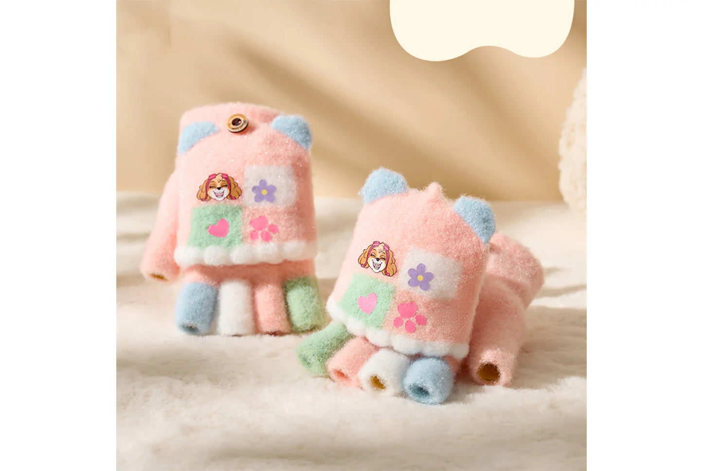 Paw Patrol Children's Flap-Fingerless Warm Gloves