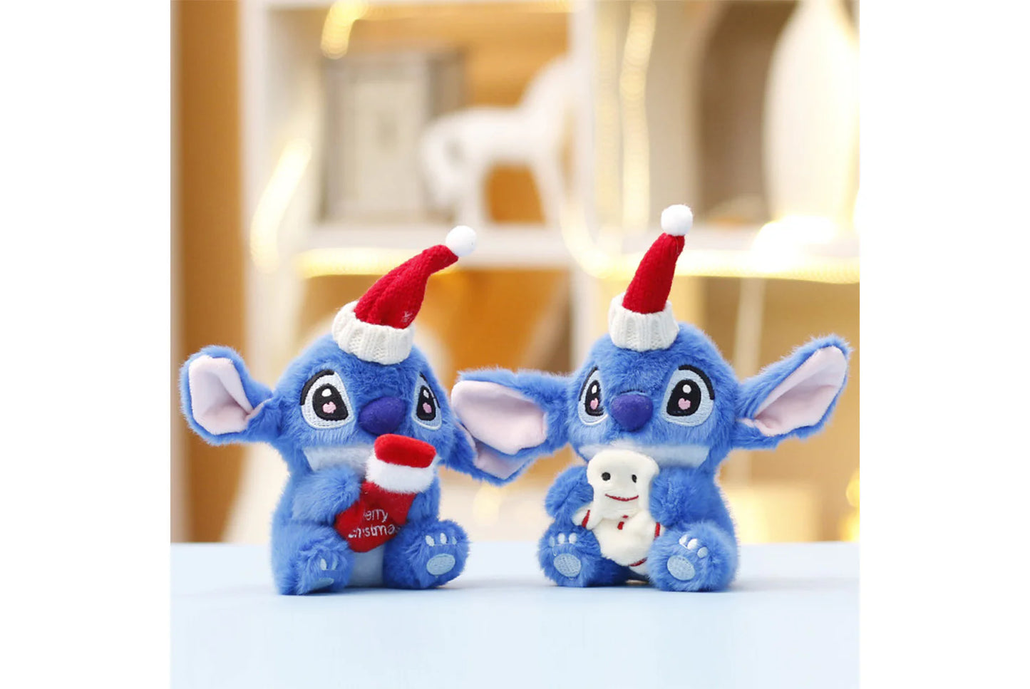 Christmas Stitch Plush Pendant | Holiday Figure | Keychain Doll