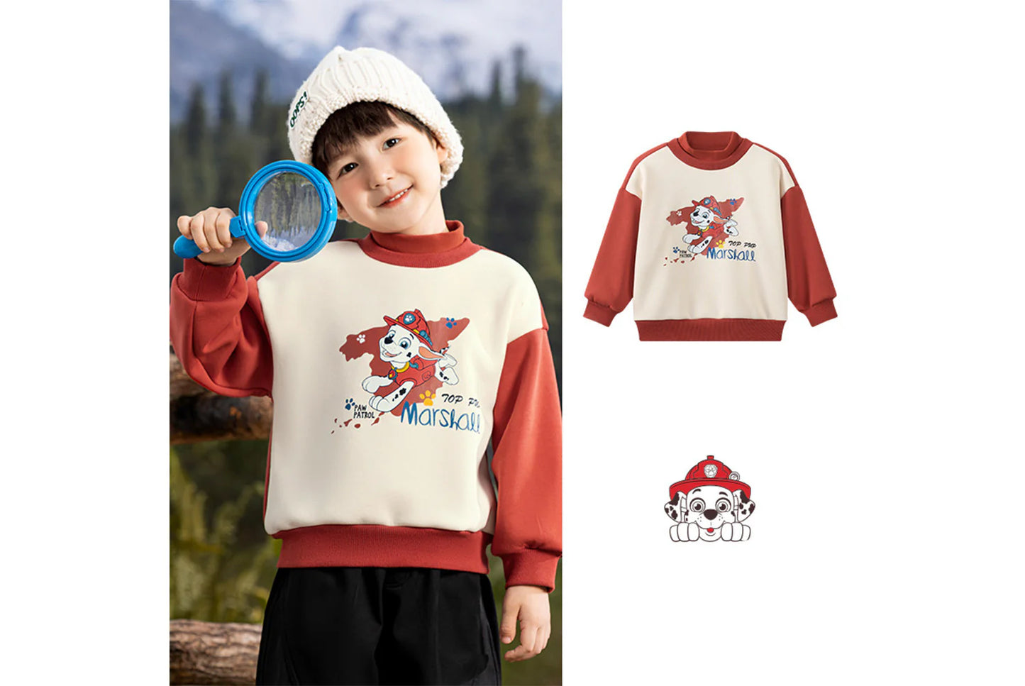 Children's Fleece Turtleneck Sweatshirt