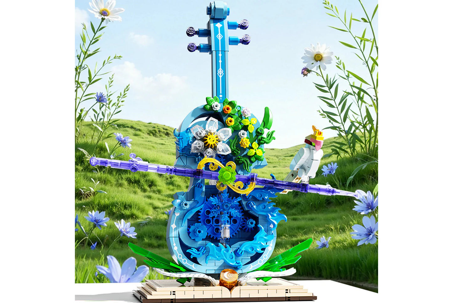 LEGO Compatible Violin | Children's Educational Building Toy | Ages 6+