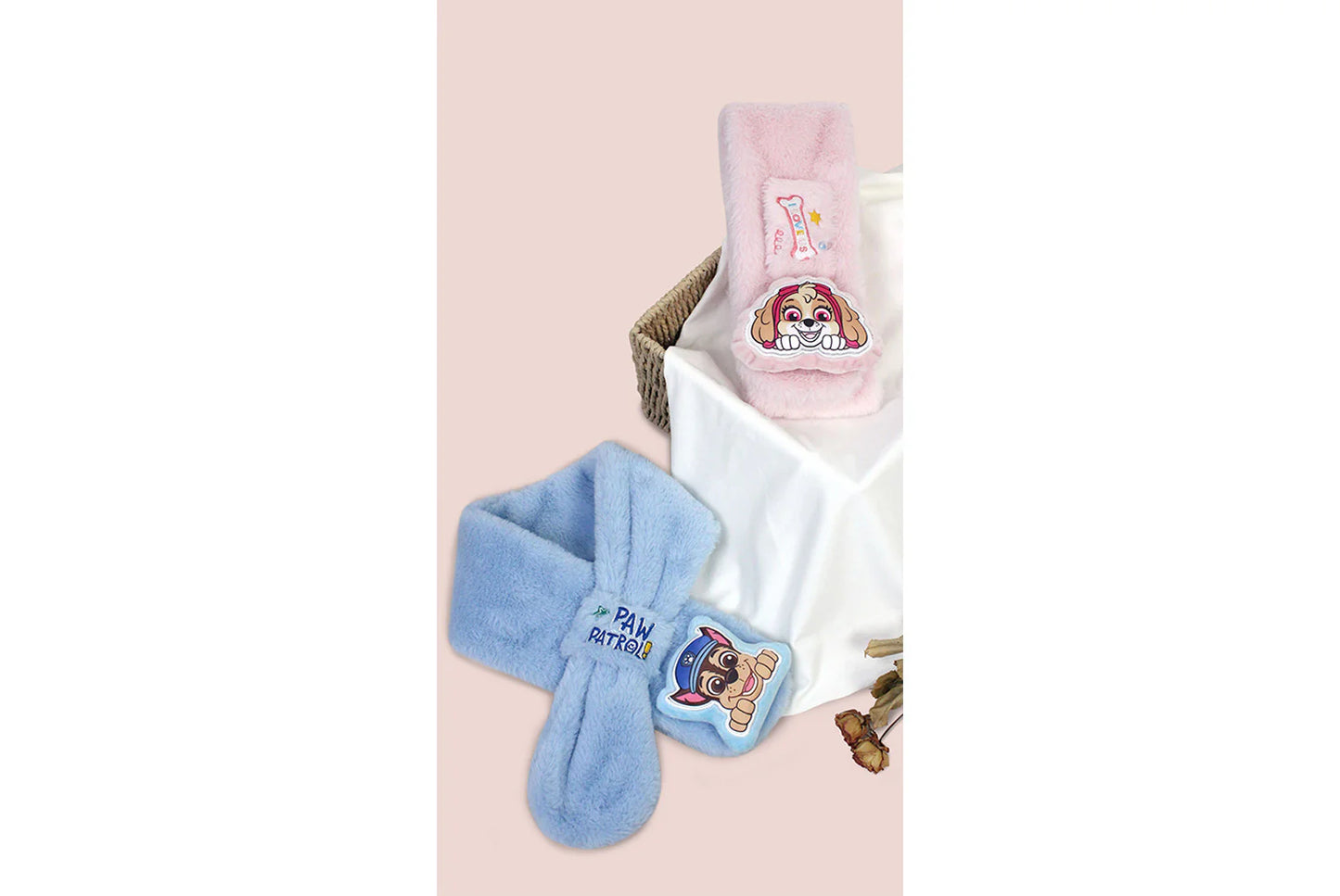 Paw Patrol New Year Red Children's Warm Scarf (Adjustable)