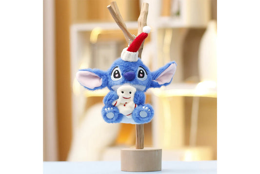 Christmas Stitch Plush Pendant | Holiday Figure | Keychain Doll