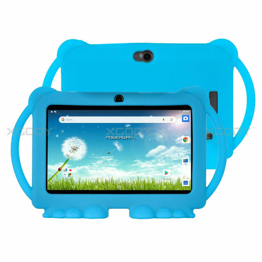 Kids Tablet 7 inch Android 12, 2GB RAM 16GB ROM,  WiFi,  Dual Camera with Silicone Case